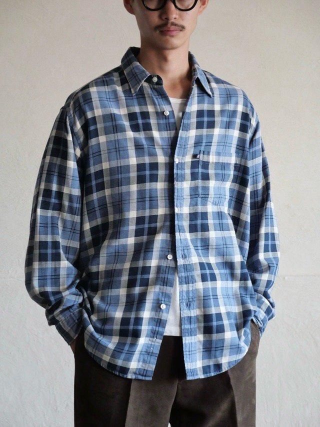 1990~00's Polo Jeans Co. Cotton Check Shirt

