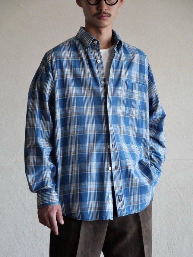 1990~00's Vintage DOCKERS Cotton Check Shirt
