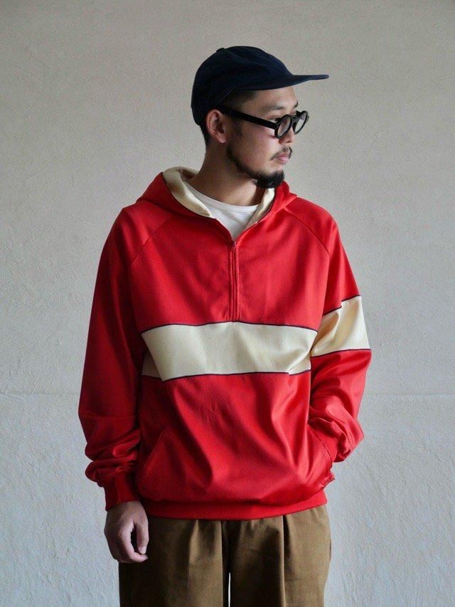 1980's Euro Half-zip Track Jacket "Hood"
