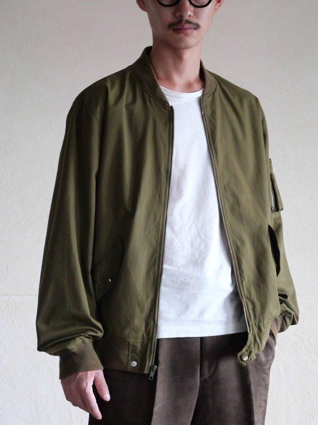 00's J.CREW CottonNylon Flight Jacket