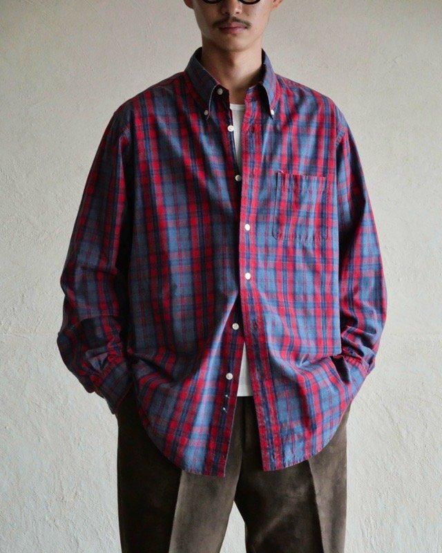 00's BrooksBrothers Cotton Check Shirt
