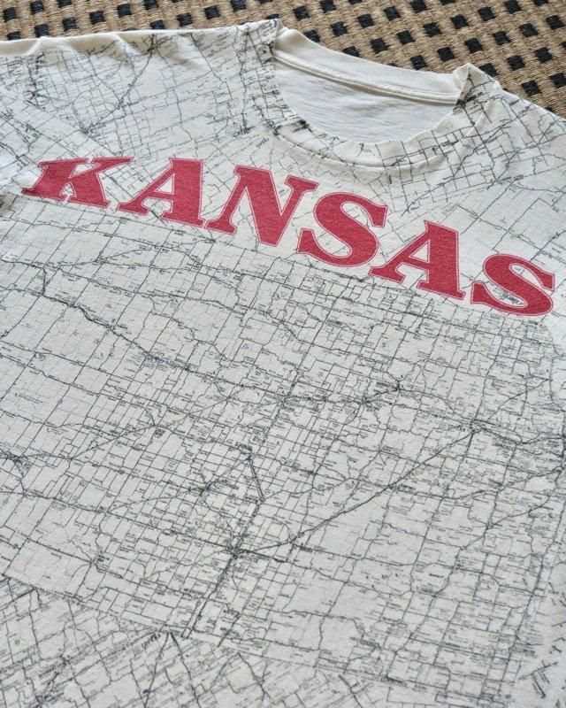 1990's Vintage Printed T-shirt "KANSAS"