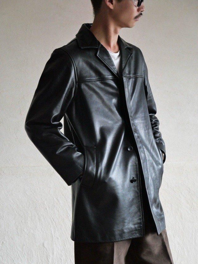 00's Banana Republic Cow-hide Half Coat