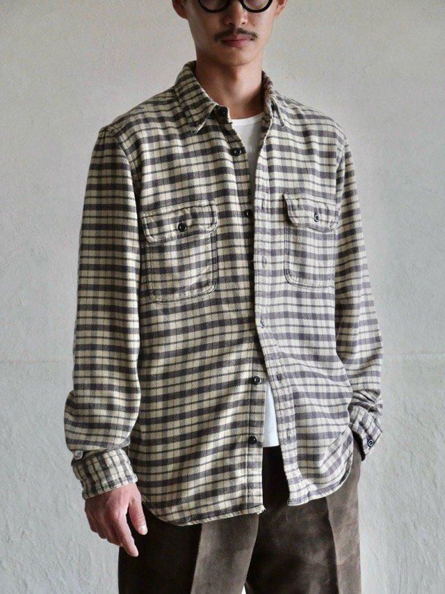 00's FILSON GARMENT Cotton Flannel Check Shirt
