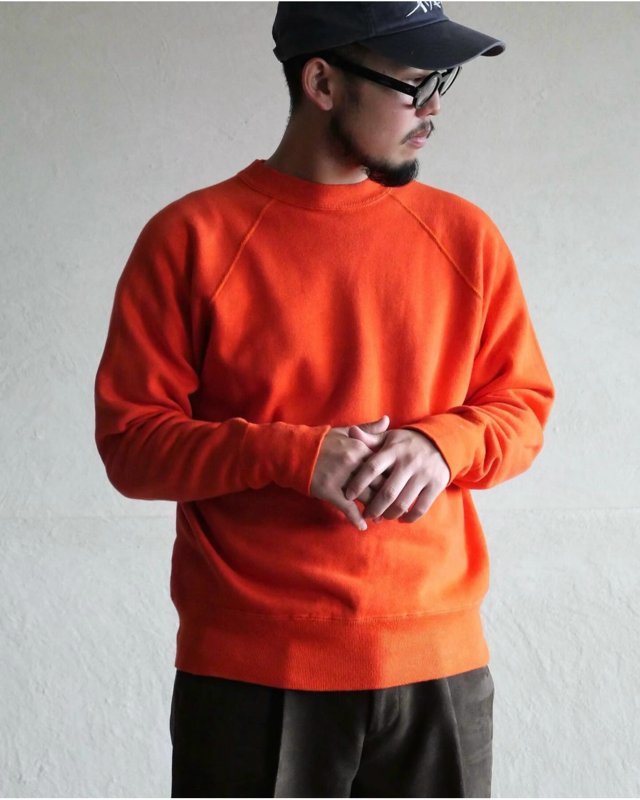 1960's B.V.D. Cotton100% Sweat ShirtOrange