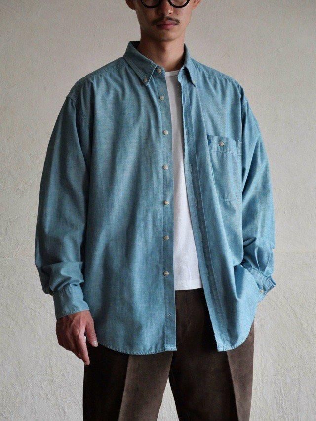1990~00's Vintage DOCKERS Chambray Shirt