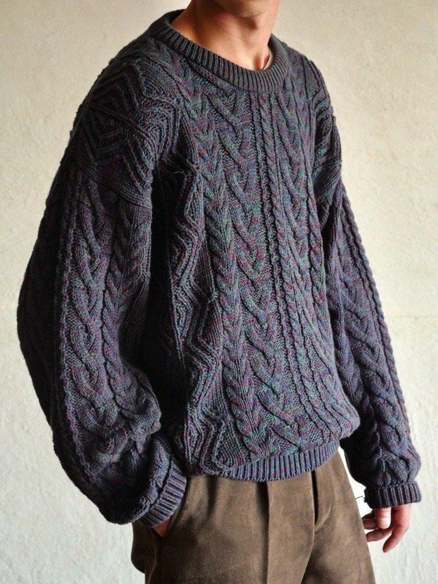 1990's Eddie Bauer Cotton Design Knit Sweater