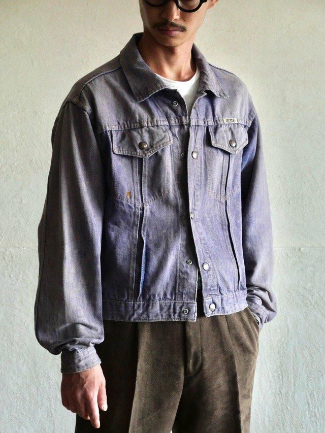 1960's Vintage Gauchos Very Fade Denim Jacket