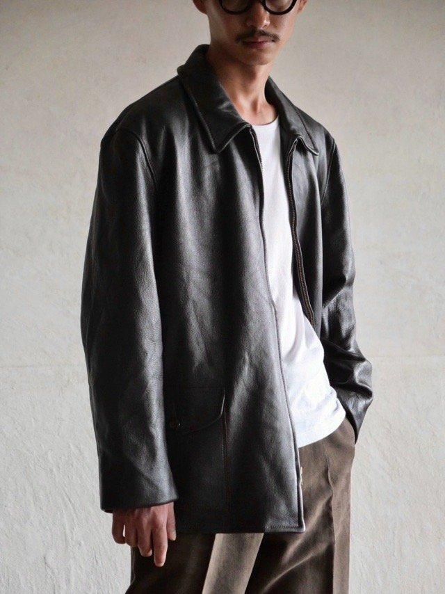 1960's German Deerskin Sports Jacket
 "Dark-brown"