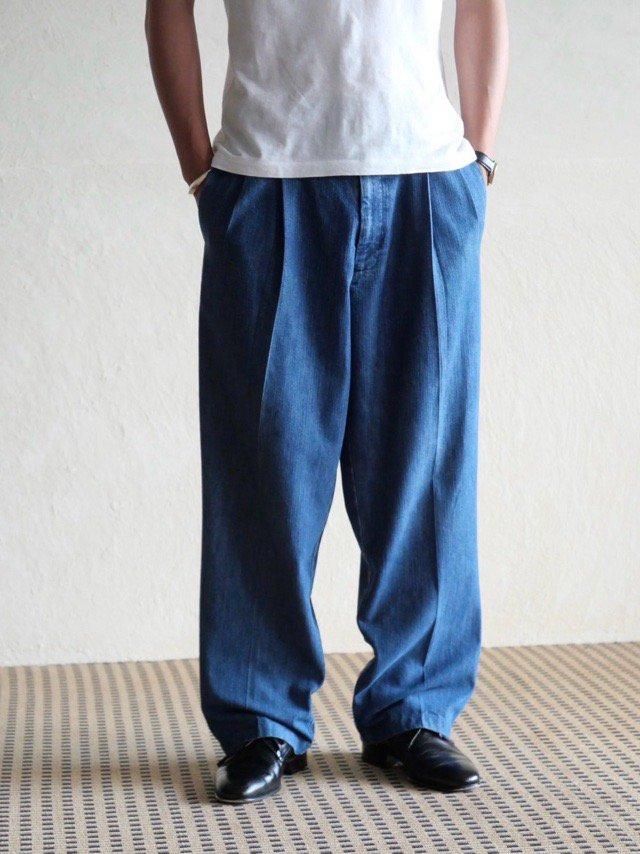 00's DOCKER'S 2tucks Denim Trousers