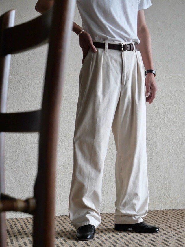 1990's RalphLauren 쥿 POLO CHINO Trousers Ivory