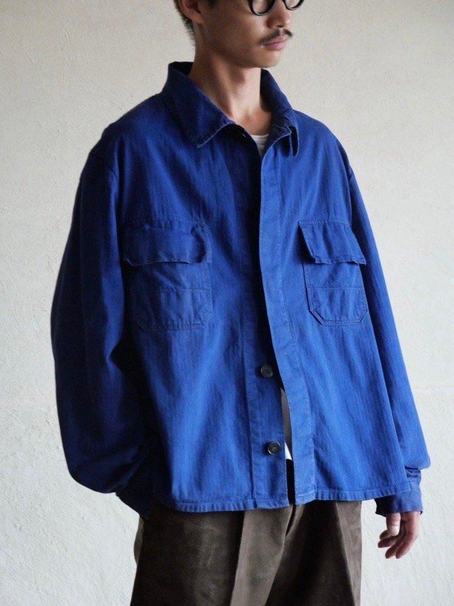 1990's EuroWork Cotton Herringbone Short Blouson