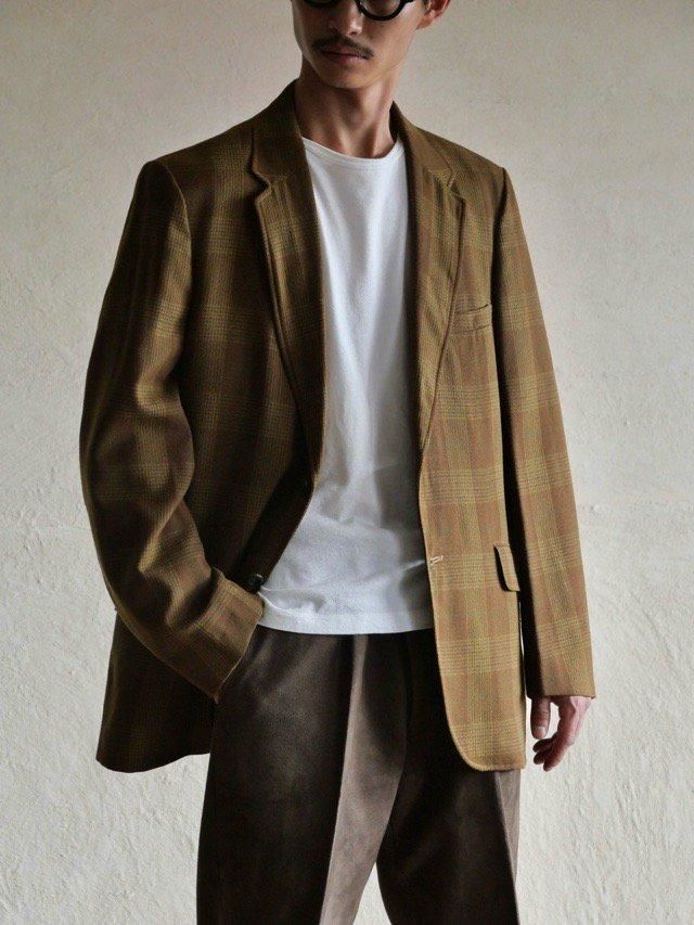 1960's  Vintage NATIONAL Wool Check Blazer