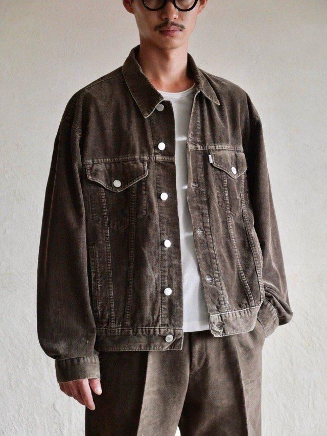 00's Euro Vintage Levi's 70503-58 Corduroy Tracker Jacket