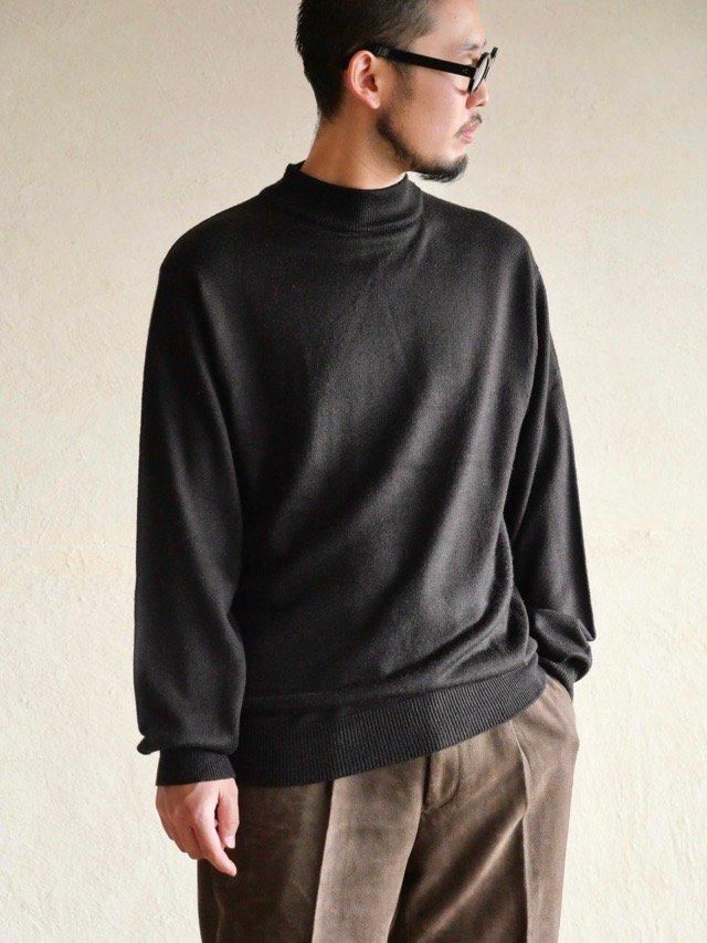 1990~00's Vroom & Dreesmann Acryl Mock-neck Knit Sweater
