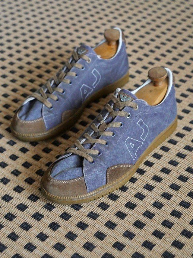 00's ARMANI JEAES Duck&Leather Sneaker