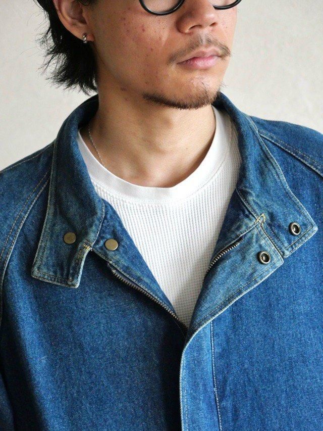 1980's Vintage EddieBauer Denim Harrington Jacket - Vintage