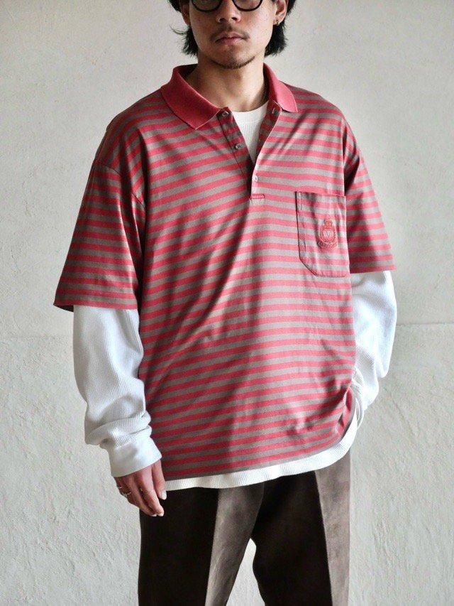 1980's Vintage VALENTINO UOMO Border Polo