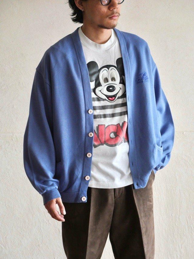 1980's Italian Vintage GYMNASIUM Sweat Cardigan