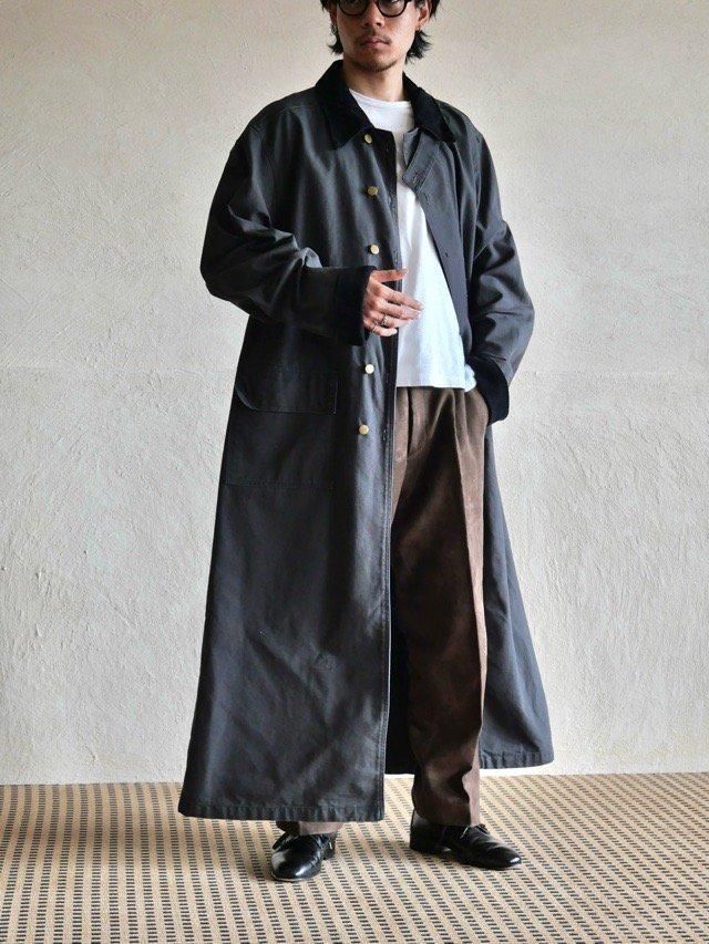 1980's Vintage Scully Duck&Corduroy Duster Coat - Vintage & Archive