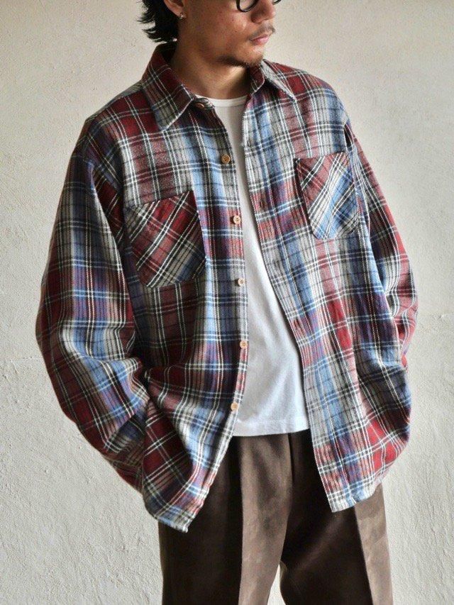 1980's BIGMAC Cotton Flannel Shirt, Made in USA.