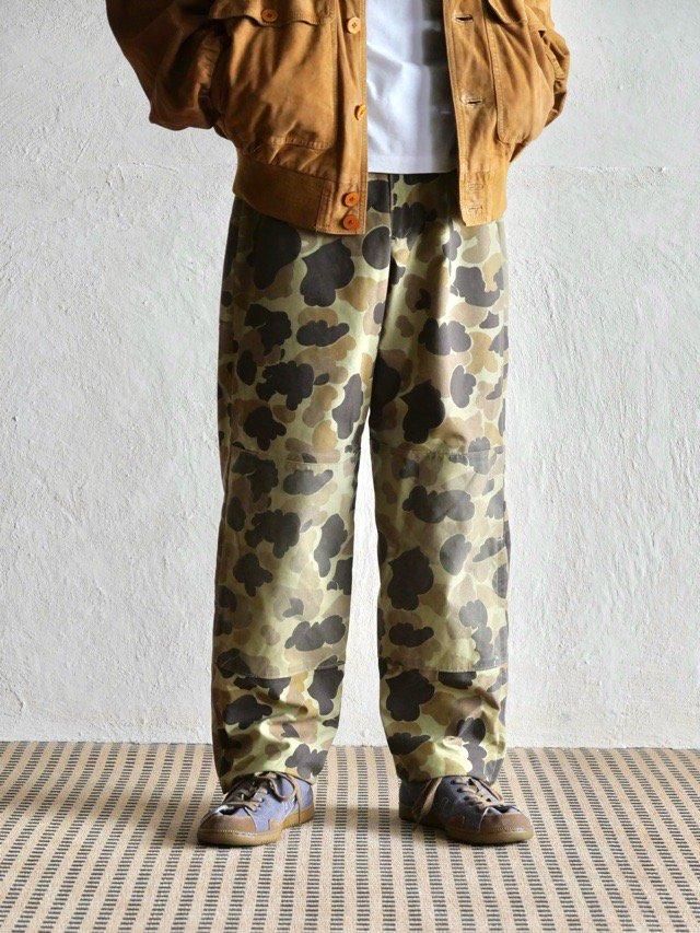 1980's Vintage L.L.Bean GORE-TEX Nylon
Duck-Hunter Camouflage Hunting Pants, Made in USA.