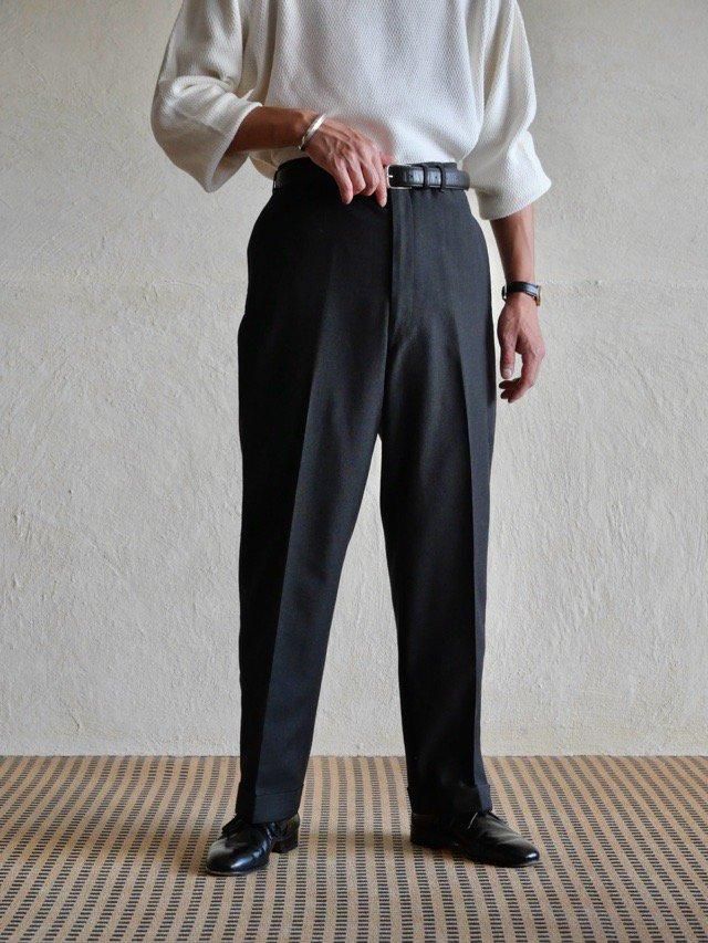 ~1950's Vintage Wool Trousers,Charcoal