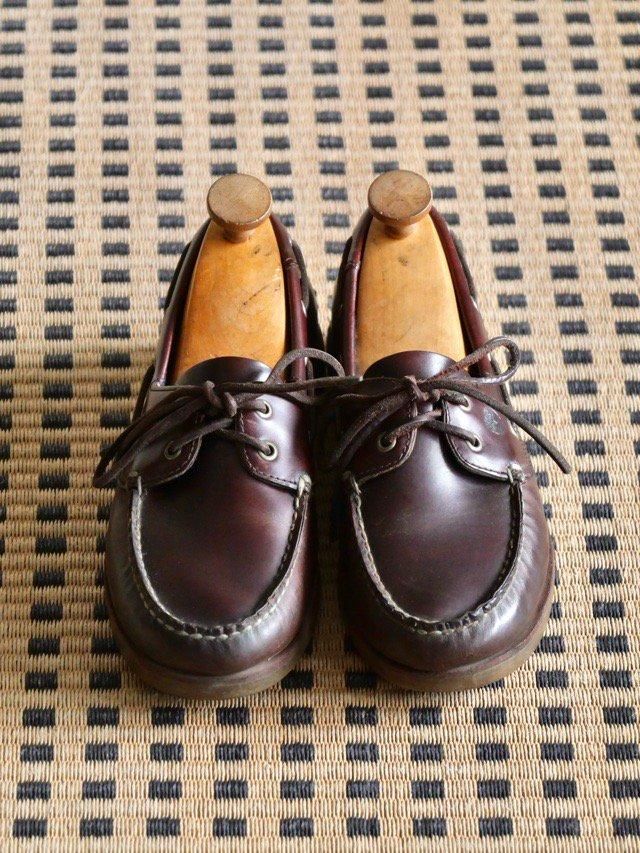 1990's TIMBERLAND Leather Deck Shoes, Brown
