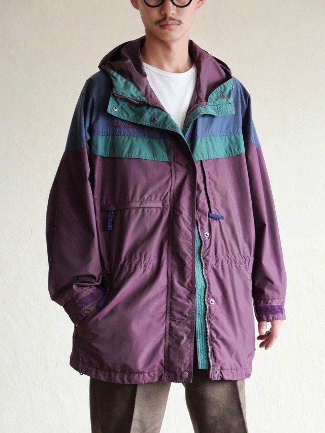 00's Colombia Nylon Shell Parka "Purple"