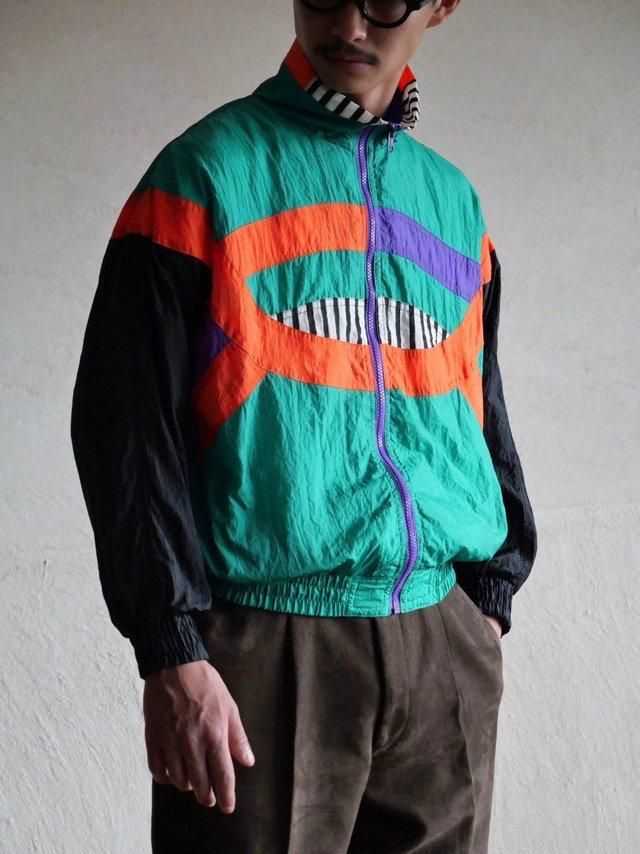 1980's LONDON FOG Mulch-color Nylon Blouson