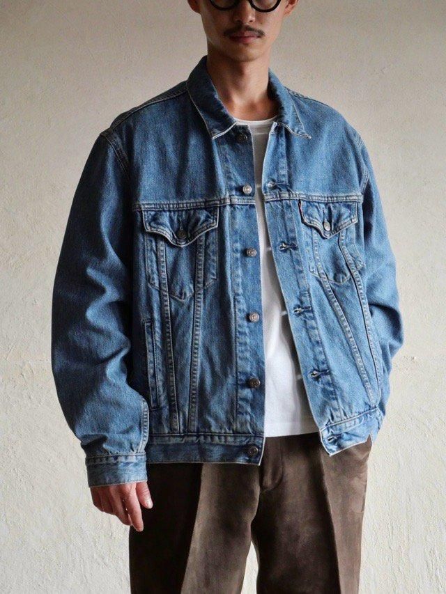 1990's Euro Levi's70503-02 Denim Trucker Jacket