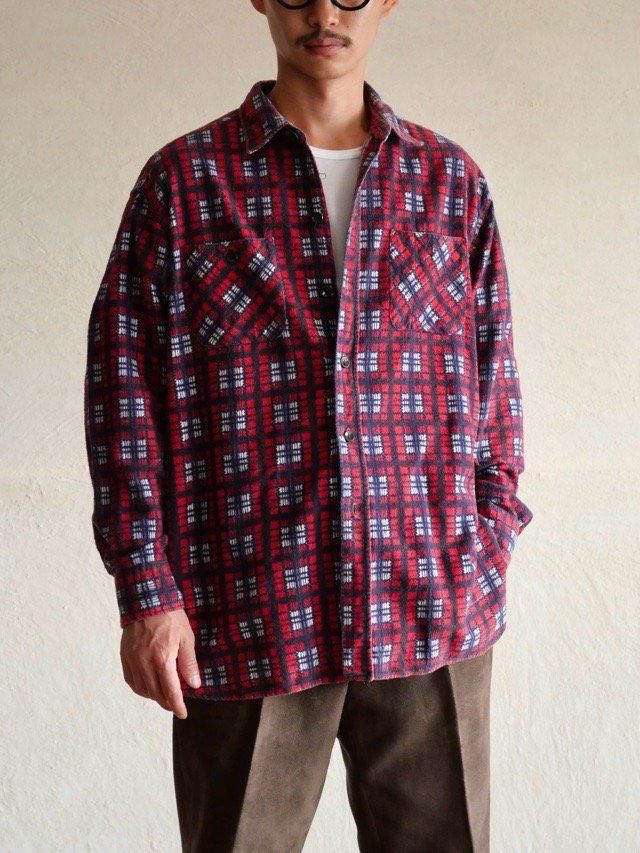 1960's Vintage Nelson Cotton Flannel Check Shirt