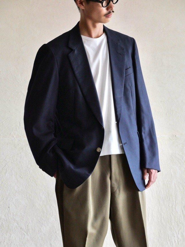 1980's Vintage Burberrys' Navy Blazer