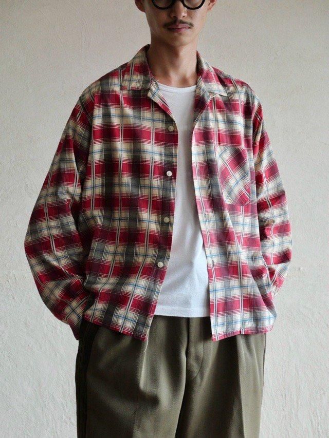 1960's Vintage Chuck Printed Open-collar Shirt