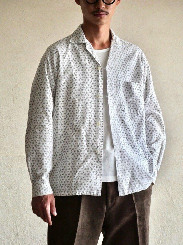 1960's Vintage Ripley Printed Oxford 3points B.D. Shirt