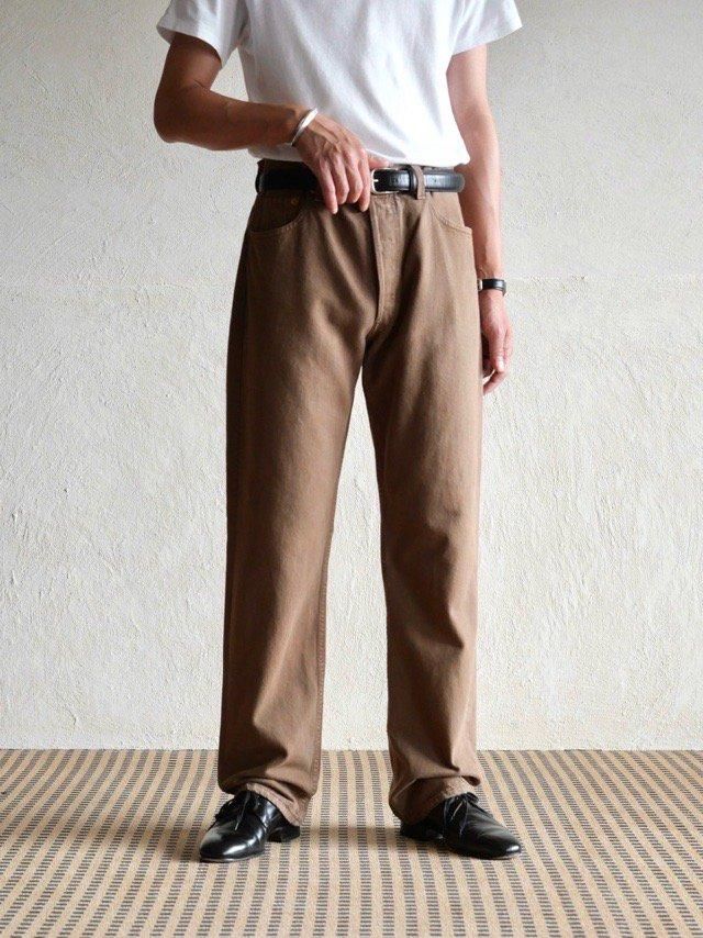 1990's Levi's 501 Color Denim Trousers, Brown