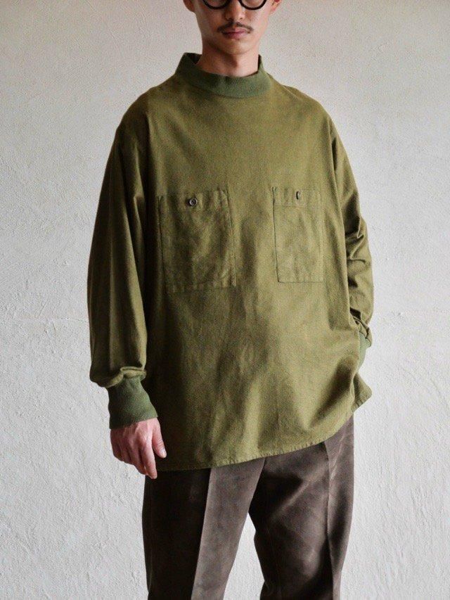 1970&#12316;80s Hungary Military Cotton Flannel pullover Shirt