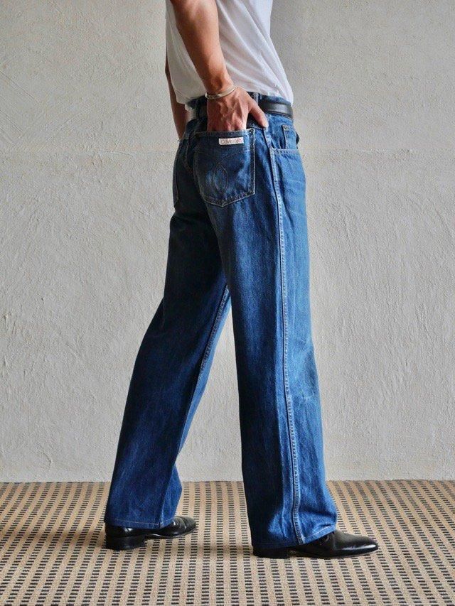 00's Calvin Klein Indigo Denim Trousers