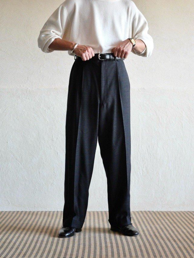 1960's Vintage Bespoke Wool Trousers "Color Kemp"