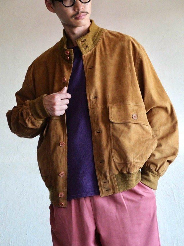 1970~90's Italian Vintage Goat-Suede Valstar Jacket