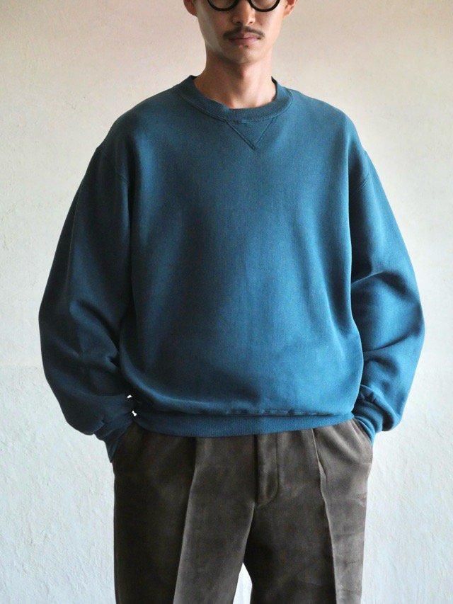 1990's Vintage RUSSELL V-Front Sweat ShirtBlue