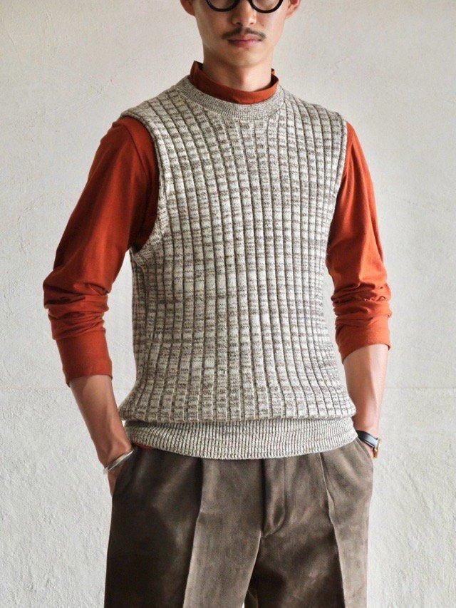 1970~80's Vintage Drummond Rib-Knit Vest