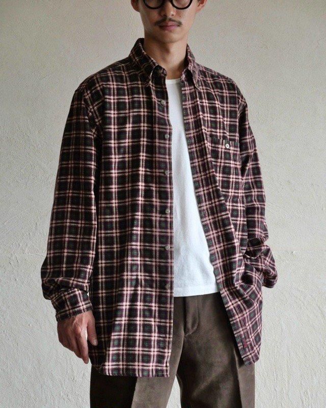 00's Woolrich Printed Cotton Corduroy Shirt