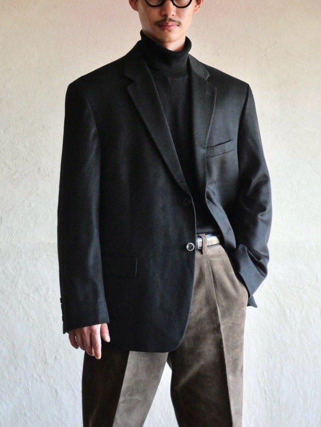 GRAFTON 100% Cashmere Tailored Jacket, Black