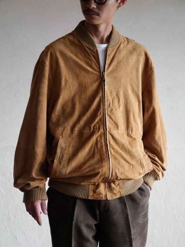 00's JOS.A.BANK Goat-suede Blouson