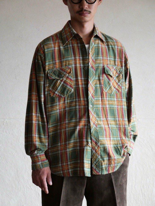 1970~80's Vintage KINGSPORT Check Shirt 