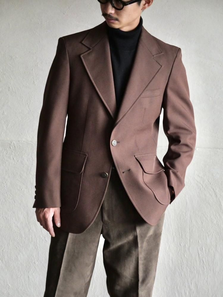 1970's Vintage TOWNCRAFT Blazer, BRICK Brown