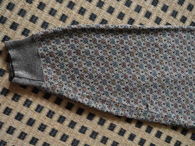 90~00's TRICOTS ST. RAPHAEL Cotton&Viscose Geometric Knit 90~00's TRICOTS ST. RAPHAEL Cotton&Viscose Geometric Knit