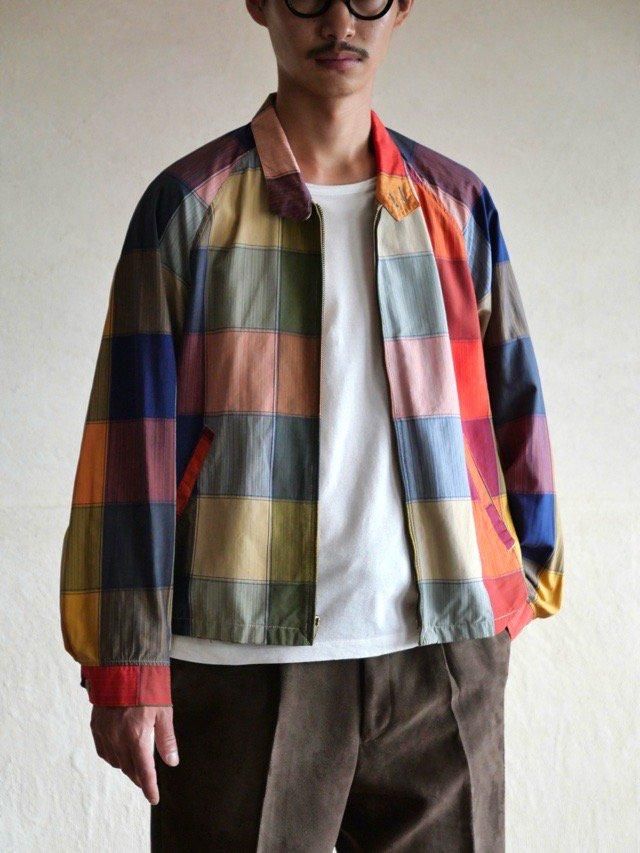 1960's Vintage Cotton Harrington jacket "Colorful"