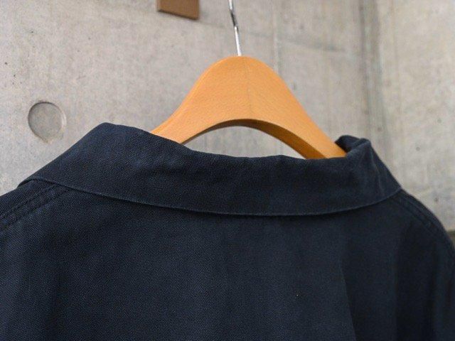Saint James Cotton Canvas Fisherman Smock, Navy - Vintage
